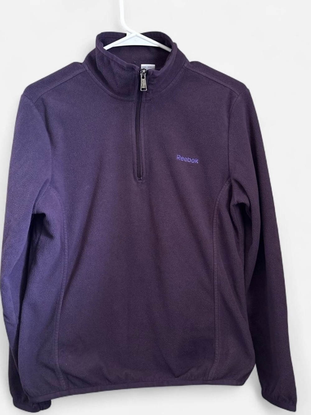 Reebok Women’s Deep Purple Half-Zip Fleece Pullover